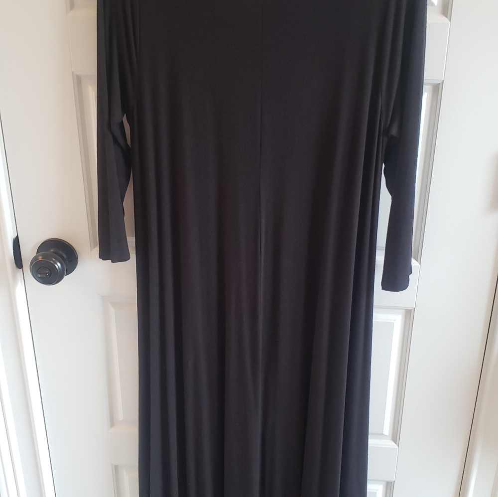 Hi-low maxi dress